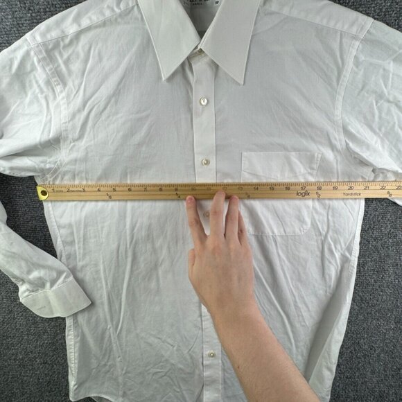 Balmain Paris SSP Button Up Long Sleeve White Shirt Cotton Blend Size 40-78 - Picture 5 of 16